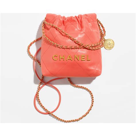 chanel coral mini